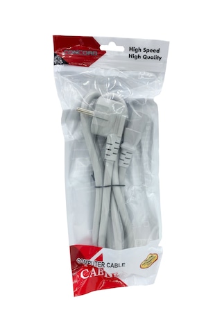 Beyaz Pc Power Kablo 1 Mm 1.2 Metre Concord C-564