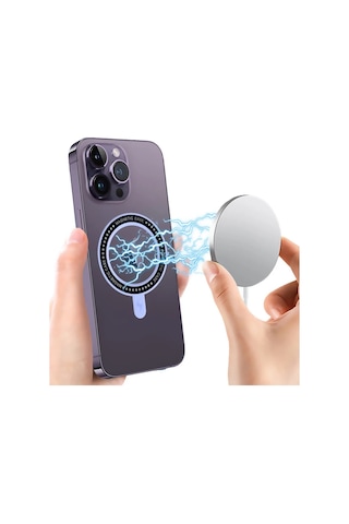 Jopus iPhone Manyetik Halka Magsafe Dönüştürücü JO-IP12 Beyaz