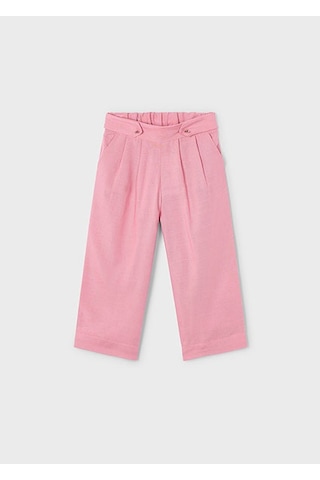 Mayoral Kız Çocuk Keten Pantolon 3551 Pembe