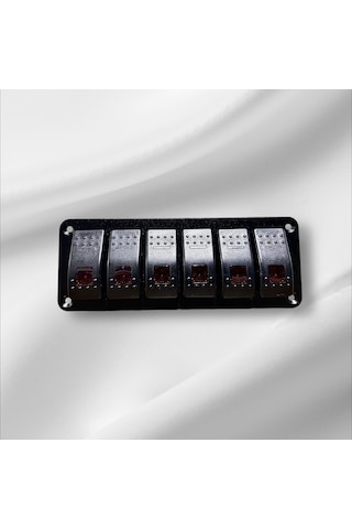 Panel Tekne 6,lı Switch Panel Estetik Görünüm
