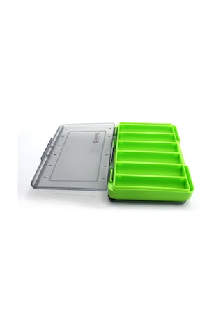 Captain 7221 Sahte Balık Kutusu 12 Gözlü 13x9x3.5cm - Green