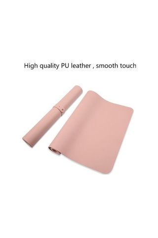 Fastbuy Çok İşlevli İş Pu Deri Mouse Pad Klavye Pedi Masa Mat Bilgisayar Mat, 90x45cm, Yeşil Yeşil