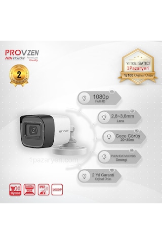 Provzen Premium Hikvision 4 Kameralı Güvenlik Kamera Seti 500gb
