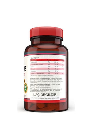 Nevfix Coenzyme Q10 200 Mg 120   Tablet Üzüm Resveratrol Koenzim