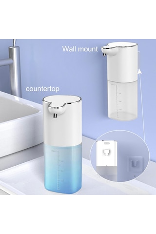 Vkemall Cnhıdee Duş Jeli/sabun Otomatik Dağıtıcı, Duvar Takılı, Dokunmadan, Ev Ve Ticari Kullanim, Şarjlı, Mutfak/banyo Diğer