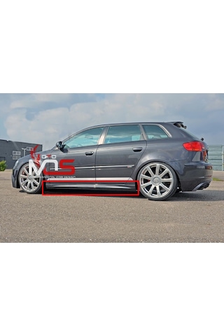 Audi A3 Uyumlu R Marşpiyel Sağ Sol Takım Fiberglass Boyasız Audi A3 Uyumlu R Marşpiyel Sağ Sol Takım Fiberglass Boyasız