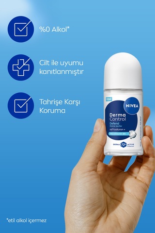 Nivea Derma Control Defend Ekstra Konfor Roll-on 50 Ml