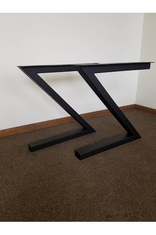 Masa Ayağı Metal Yemek Ofis Çalışma Masası Ayağı Siyah