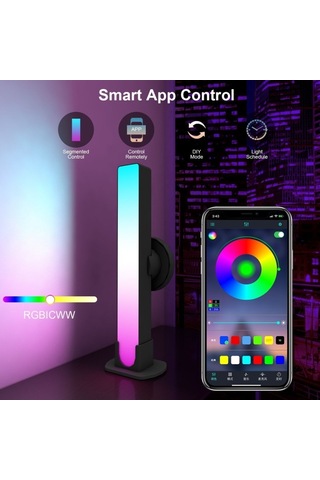 Sones Zm-021 Music Sync Led Bar Ortam Işığı Tv Tuya Masaüstü Atmosfer Lambası