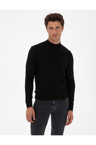 Pierre Cardin Erkek Siyah Kazak /triko 50318128-vr046 Siyah