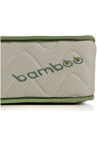 60 x 120 Ortopedik Yaylı Yatak Bamboo Bebek Yatağı Yaylı Yatak
