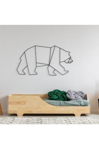 Markaawm Markaawm Unisex Montessori Yatak Karyola Ahşap Beşik
