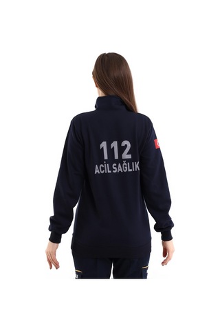 112 Balıkçı Yaka Outlet Sweat - Lacivert Lacivert