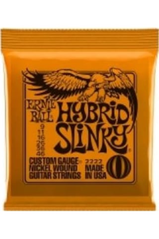 Ernie Ball 2222 Hybrid Slinky Nickel Elektro Gitar Teli (9-46)
