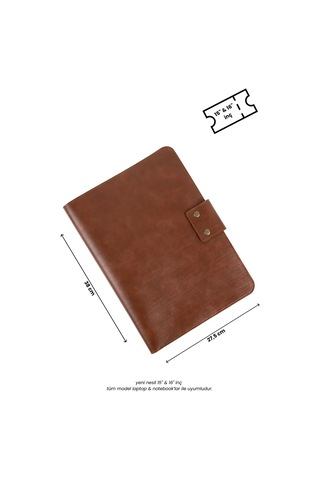 Bags Prime Organizer Tablet Kılıfı 15" İnç İpad Pro & İpad Air Evrak Çantası - Taba