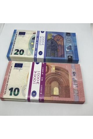 Aykar 200 Adet Geçersiz 10 Ve 20 Euro Para Dizi Film Tiktok ...