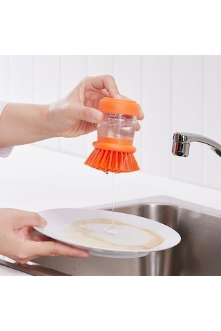 İkea Vıdeveckmal Deterjan Hazneli Fırça Turuncu