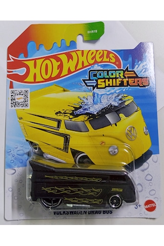 Bhr15 Hotwheels 1:64 Volkswagen Drag Bus Renk Değiştiren Arac Metal
