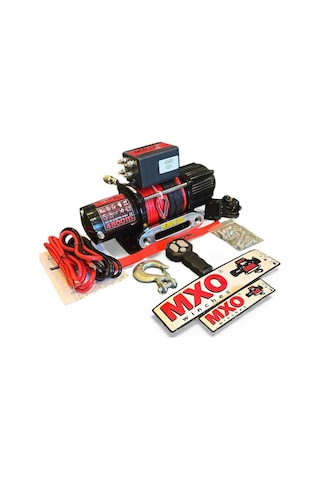 Mxo Vinç 4500lb 12v Sentetik Halatlı Atv - Utv Vinç
