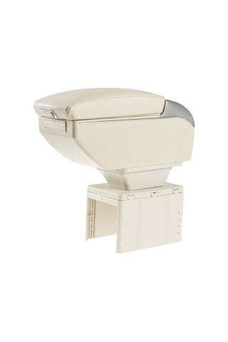 Oto Kolçak Sürgülü Ve Usb Şarj Girişli Tüm Araçlara Uyumlu Kol Dayama 7 Usb Girişli Kolçak Bej