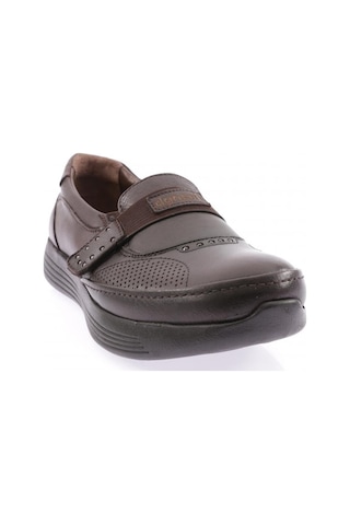 Dgn 1035-23y Kadin Dolgu Taban Cirtli Comfort Ayakkabi 1035-1506-R0685 Kahverengi