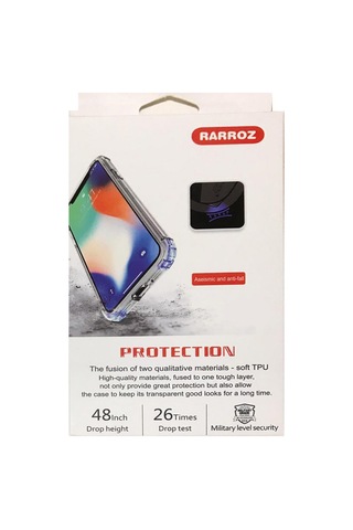 Rarroz Samsung Galaxy G965 S9 Plus Uyumlu Rarroz Seri Arka Koruma Kılıf - Siyah Siyah