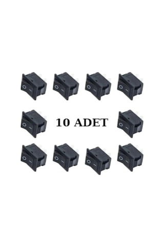 On Off Anahtar 2 Pin 10 Adet