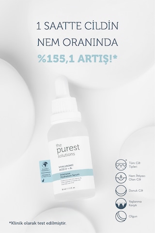 The Purest Solutions Nemlendirme Ve Canlandırma Etkili Cilt Bakım