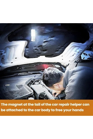 Sones E-smarter Std01 Cob Çalışma Lambası Güç Göstergeli Dış Mekan Acil Durum Onarım Lambası Mıknatıslı Led Mini El Feneri Beyaz