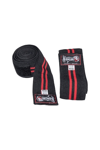 Dragon 63921 Halter ve Fitness Diz Bandajı Siyah