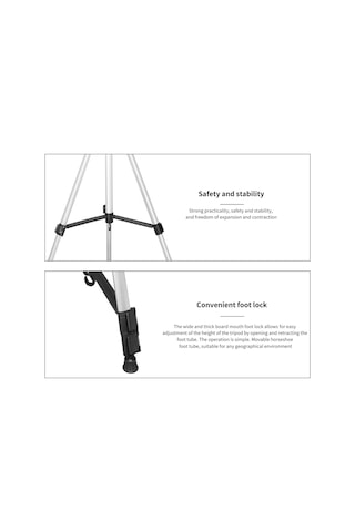Teltree Alüminyum Tripod Kamera Ve Telefon İçin Yüksek Ayarlanabilir, 360 Döner, Sabit Ve Hafif Fotoğraf/videolar İçin Tutucu
