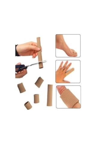 El Ayak Parmak Koruyucu Silikon Tüp, 7 Cm, Tırnak Batması Koruma