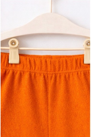 For My Baby Basic Bebek Şortlu Takım Turuncu