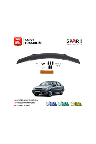 Fiat Albea 2005-2012 Yıl Aralığı Uyumlu Kaput Rüzgarlığı 3mm