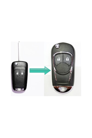 Opel Yeni Nesil Çevirici Kumanda Kabi Anahtar Kabi 2 Buton Logolu 402185026