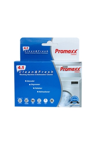 Promaxx Classic Çamaşır ve Bulaşık Makinesi Temizleyici 5 x 40 G