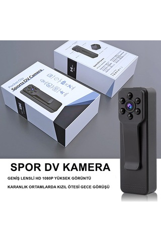 Secumore Gece Görüşlü 1080p Mini Vücut Kamerası