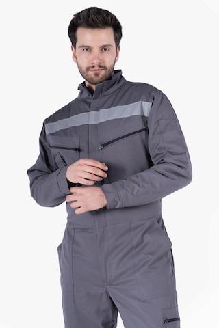 Kapitoneli Dik Yakalı Tulum