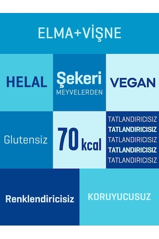 Mixmey Vişne Şöleni Meyve Barı – 12 Adet | Sağlıklı Atıştırmalıklar – Glutensiz, Koruyucusuz - 12 Adet
