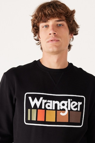 Wrangler Erkek Sweatshirt Siyah