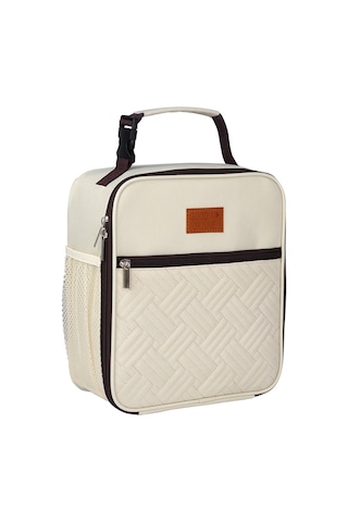 Jifan Taşını'dir El Çantası Yemek Kutusu Çantası-beyaz Beyaz