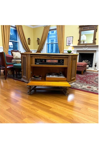 Frefly Lıesenkötter 113x48x80 Cm Köşe Müzik Dolabı Radyo, Pikap 1 Adet