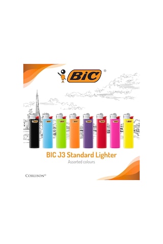 Bic 887576 J3 Çakmak Çok Renkli