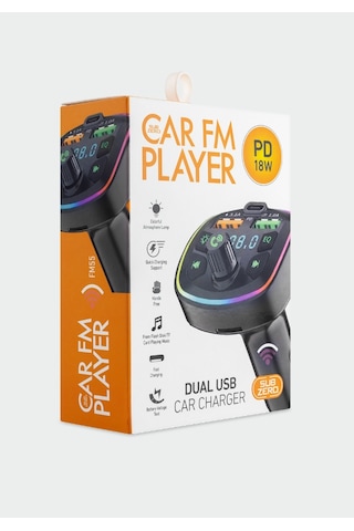 Subzero Bluetooth/usb Fm 18w Pd Rgb Transmitter Fm55