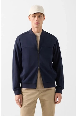 Bogner Lennox Jersey Lüks Sportif Stil, Erkek Ceket Lacivert