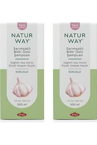 Otacı Naturway Bitkisel Sarımsaklı Şampuan 2 x 500 ML