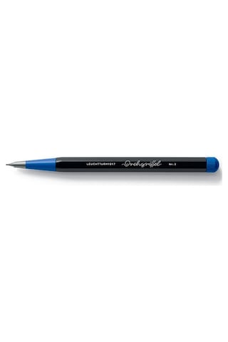 Leuchtturm 1917 X Bauhaus Drehgriffel Nr.2 Mekanik Uçlu Kalem Black/royal Blue 371284 Siyah