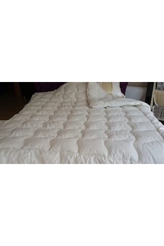 Viscoleff Doğal Boncuk Yün Bebek Yorganı