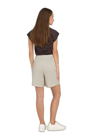 Only Onlsıesta Mw Pull-up Lın Bl Shorts Noos Kadın Gri Şort - 15333032