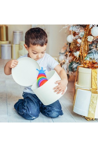 18.5cm Tırtıl Sallanan Oyuncak --- Gökkuşağı Tırtıl